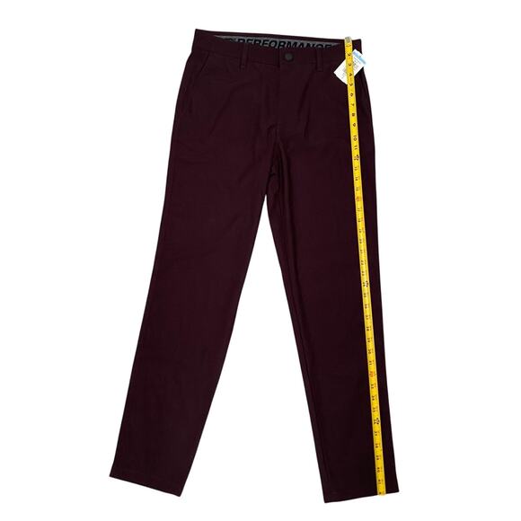 Ultra Flex - NWT - Burgundy Mens Pants - Size 33 - Picture 7 of 10
